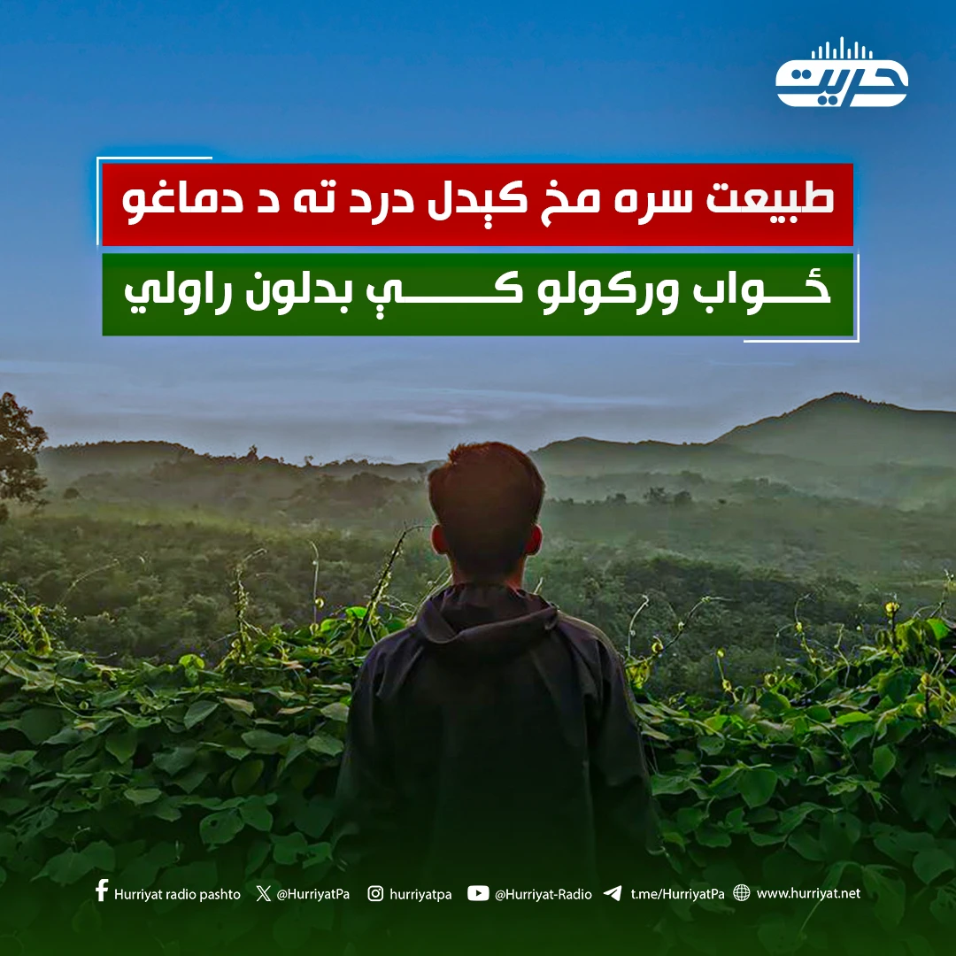 طبيعت سره مخ کېدل درد ته د دماغو ځواب ورکولو کې بدلون راولي