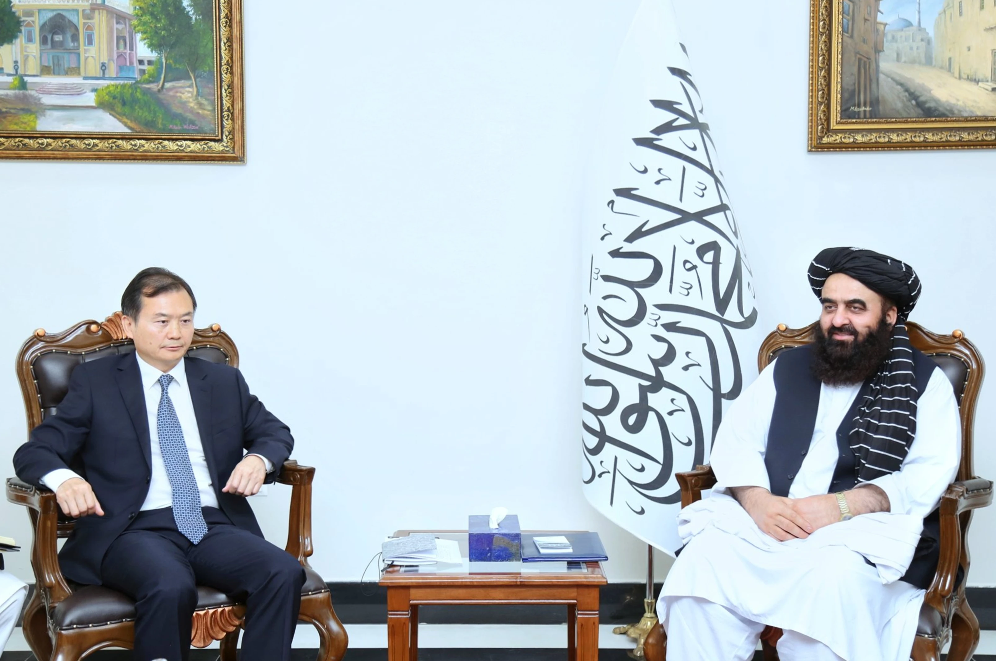 افغان او چیني چارواکو د همکاریو پر پراختیا خبرې وکړې