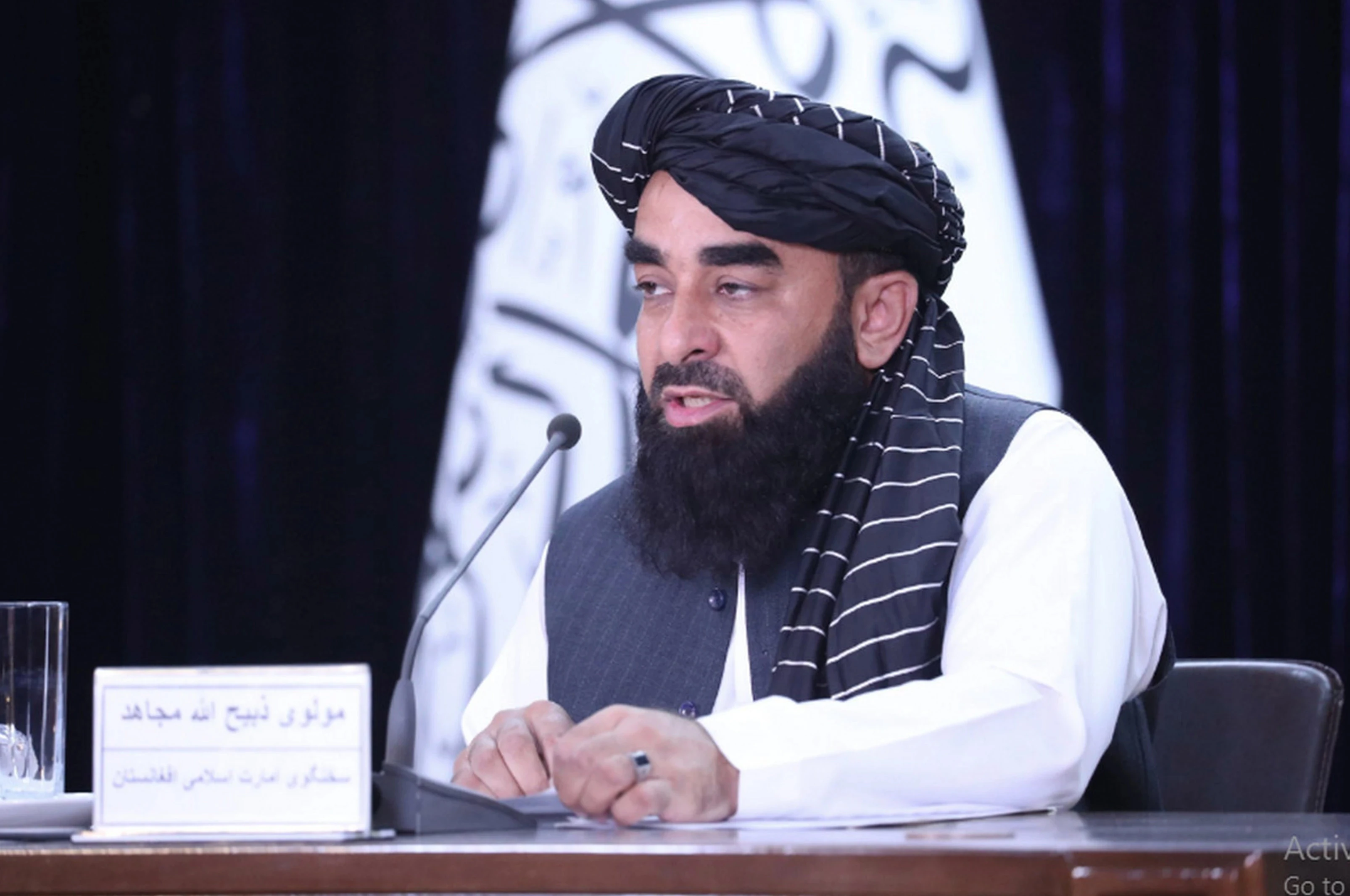 د افغانستان او پاکستان د JCC ګډه غونډه؛ د افغان پلاوي مشري ملا عبدالقیوم ذاکر کوي