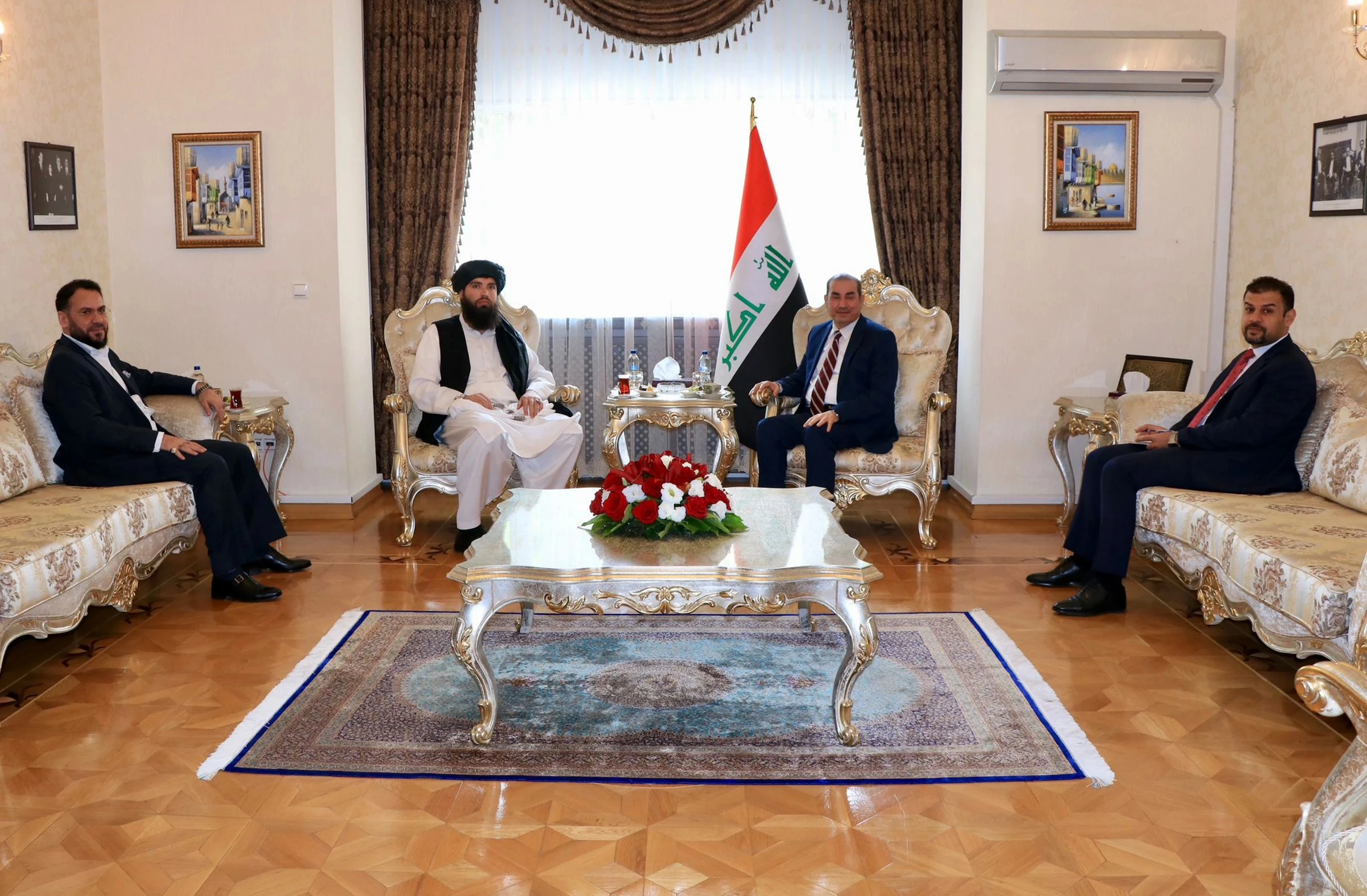 Iraqi and Afghan Diplomats Discuss Opening Embassies 