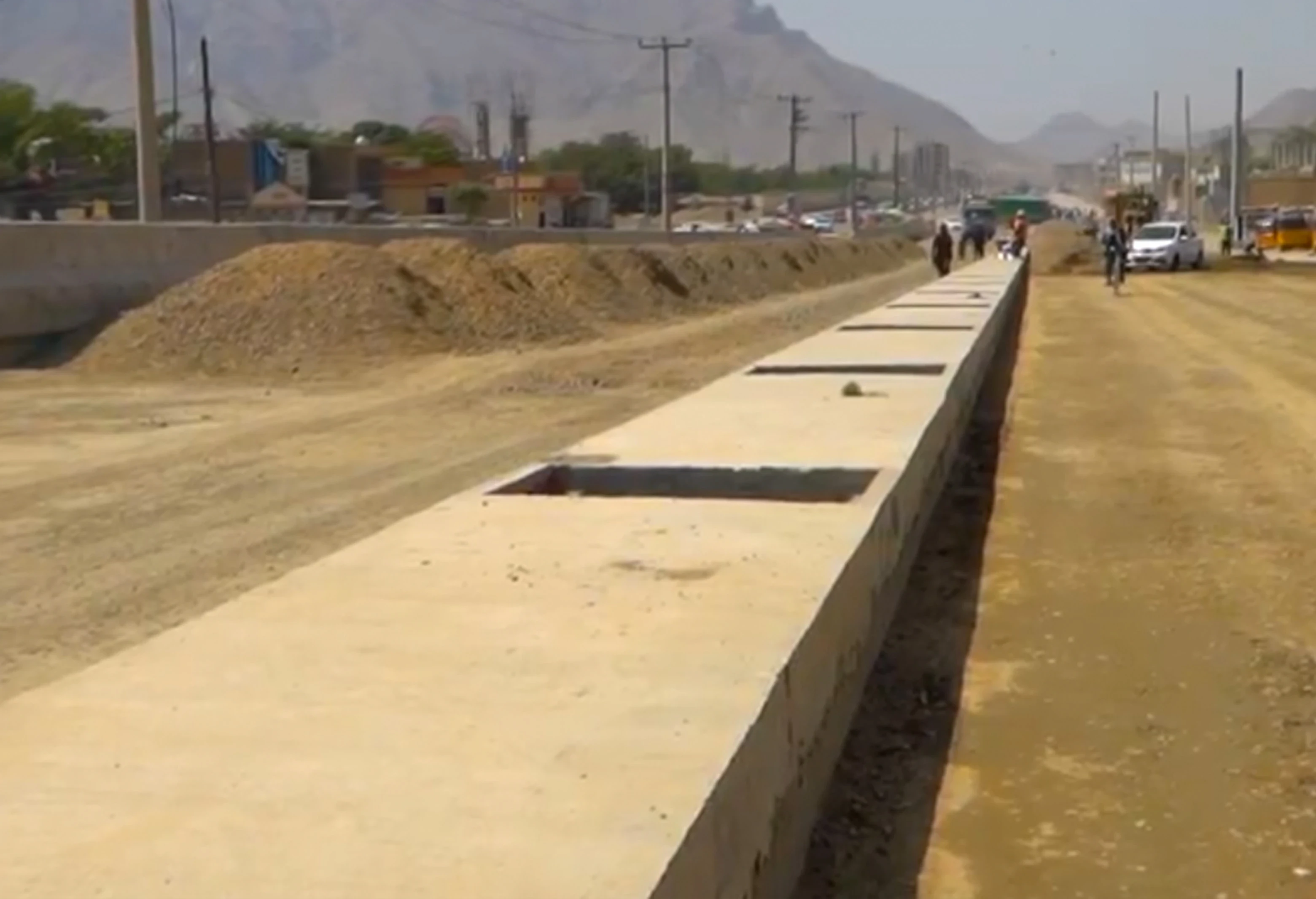 Initial work on first phase of Kabul-Logar road finishes
